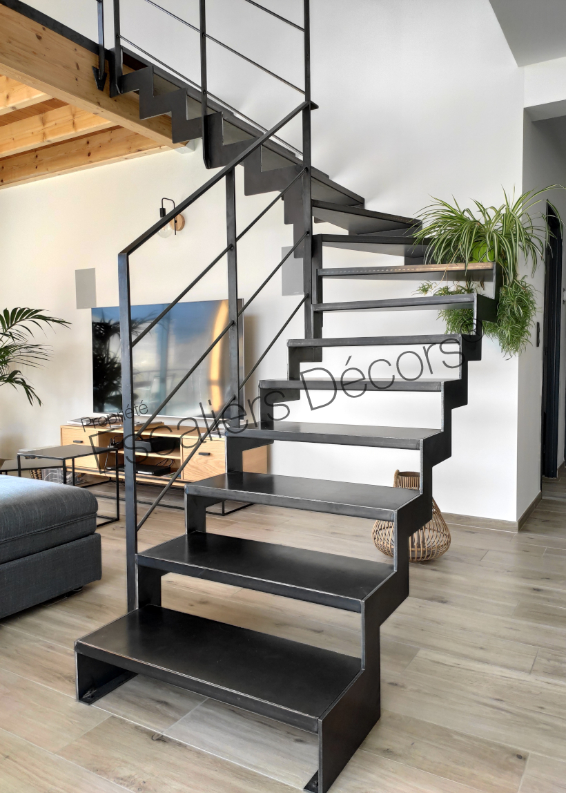 Un Escalier Design En Acier Par Le Sp cialiste De L escalier Int rieur 
